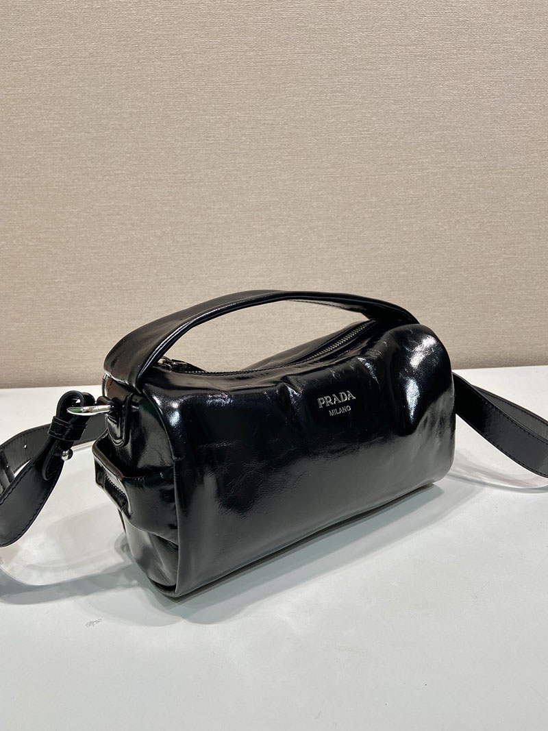 プラダ バッグ レディース PRADA レザー ショルダーバッグ ブラック 2VH188_2CYR_F0002 プラダ 斜 めがけ バッグ レディース - 画像 (7)