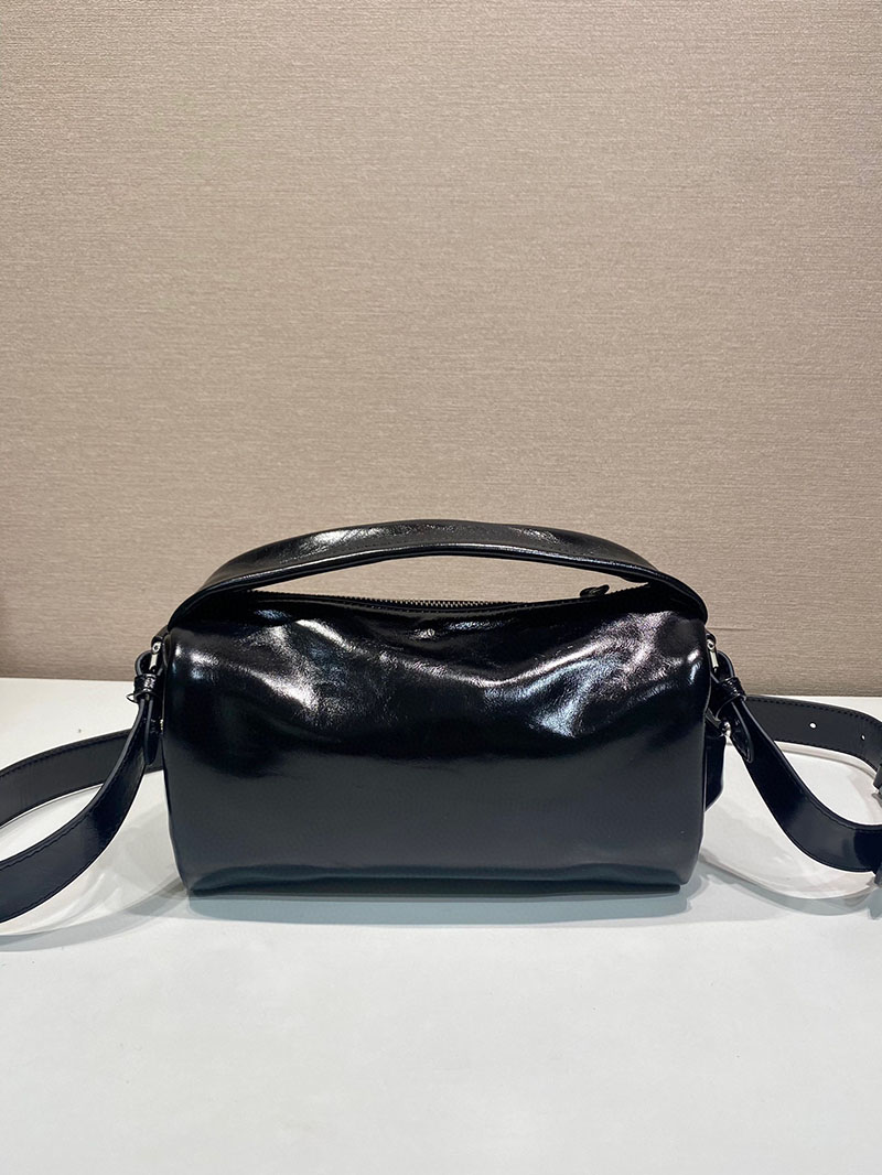 プラダ バッグ レディース PRADA レザー ショルダーバッグ ブラック 2VH188_2CYR_F0002 プラダ 斜 めがけ バッグ レディース - 画像 (6)