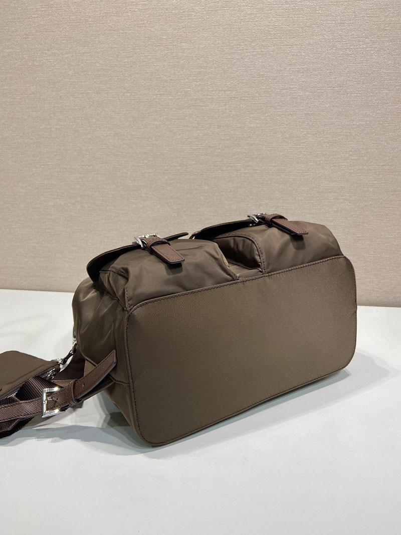プラダ バッグ レディース PRADA ミディアム Re-Nylon バックパック ウォームブラウン 1BZ811_RV44_F0DFH プラダ バック パック ナイロン - 画像 (5)