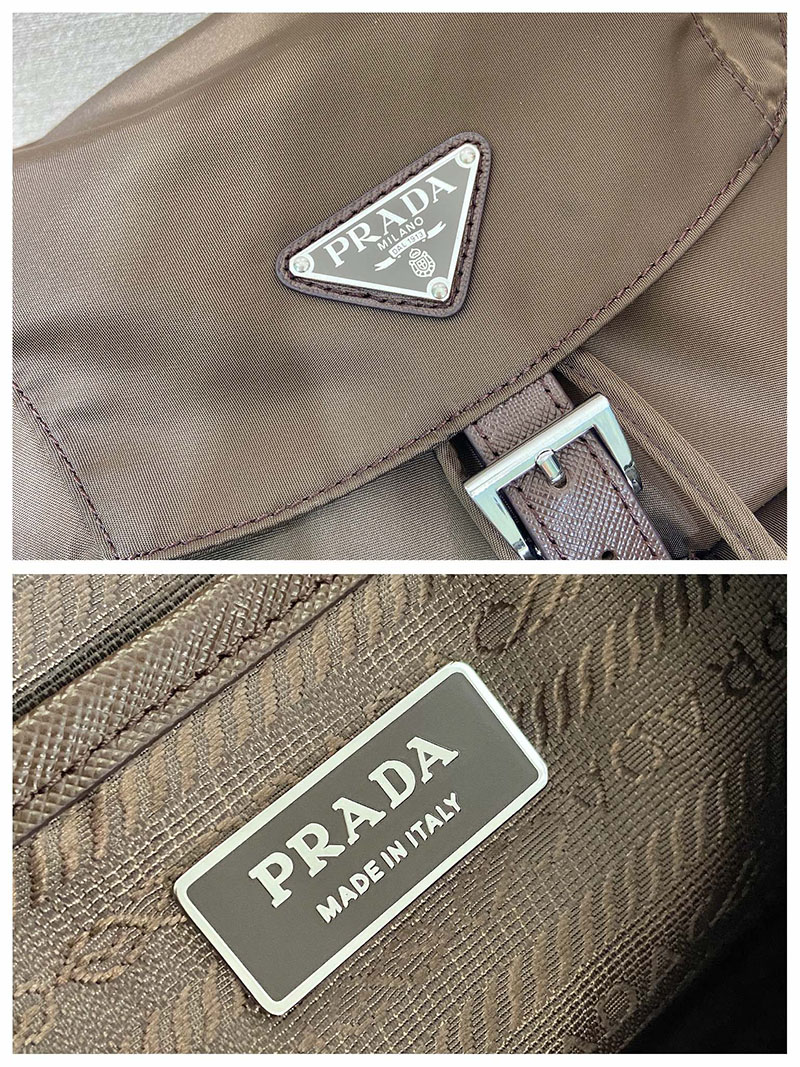 プラダ バッグ レディース PRADA ミディアム Re-Nylon バックパック ウォームブラウン 1BZ811_RV44_F0DFH プラダ バック パック ナイロン - 画像 (2)