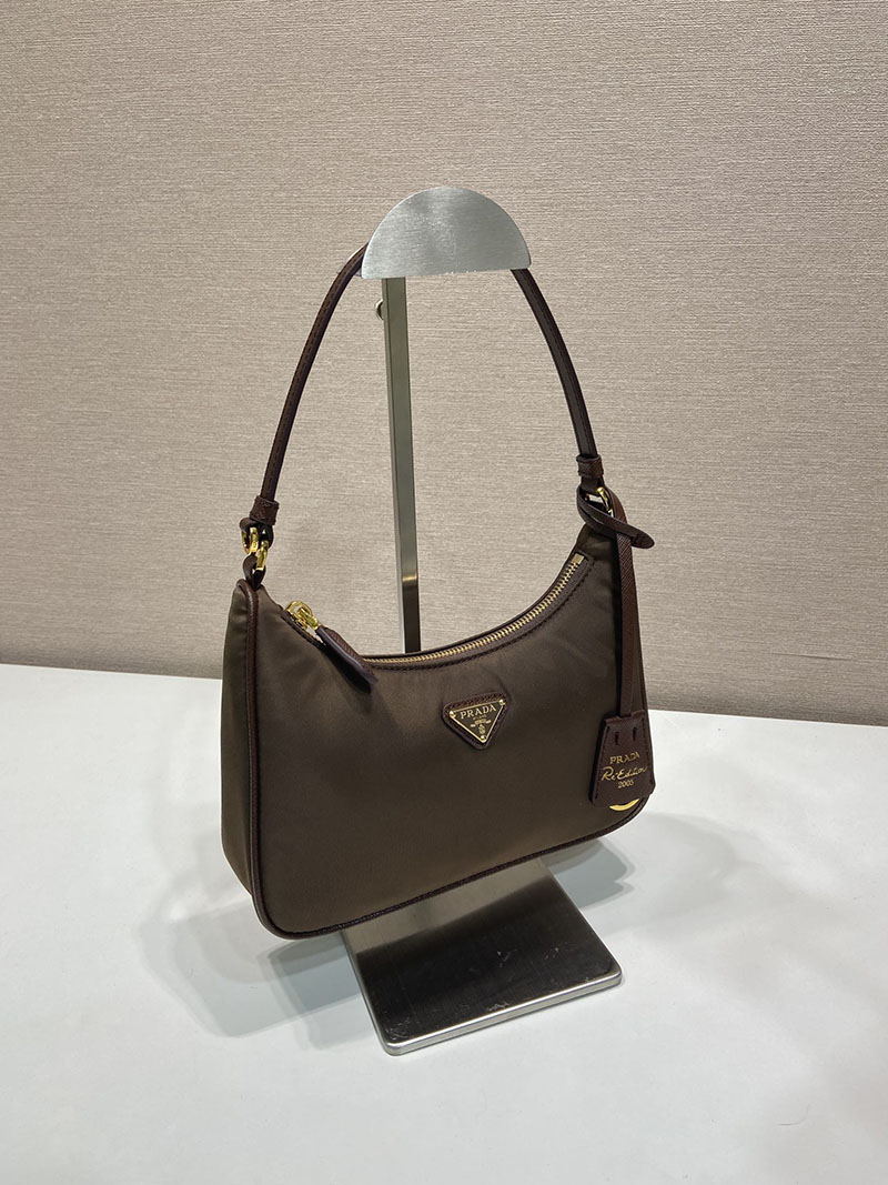 プラダ バッグ レディース PRADA Re-Edition 2005 Re-Nylon ミニバッグ ウォームブラウン 1N204X_R064_F0DFH プラダ ショルダーバッグ 人気 - 画像 (8)