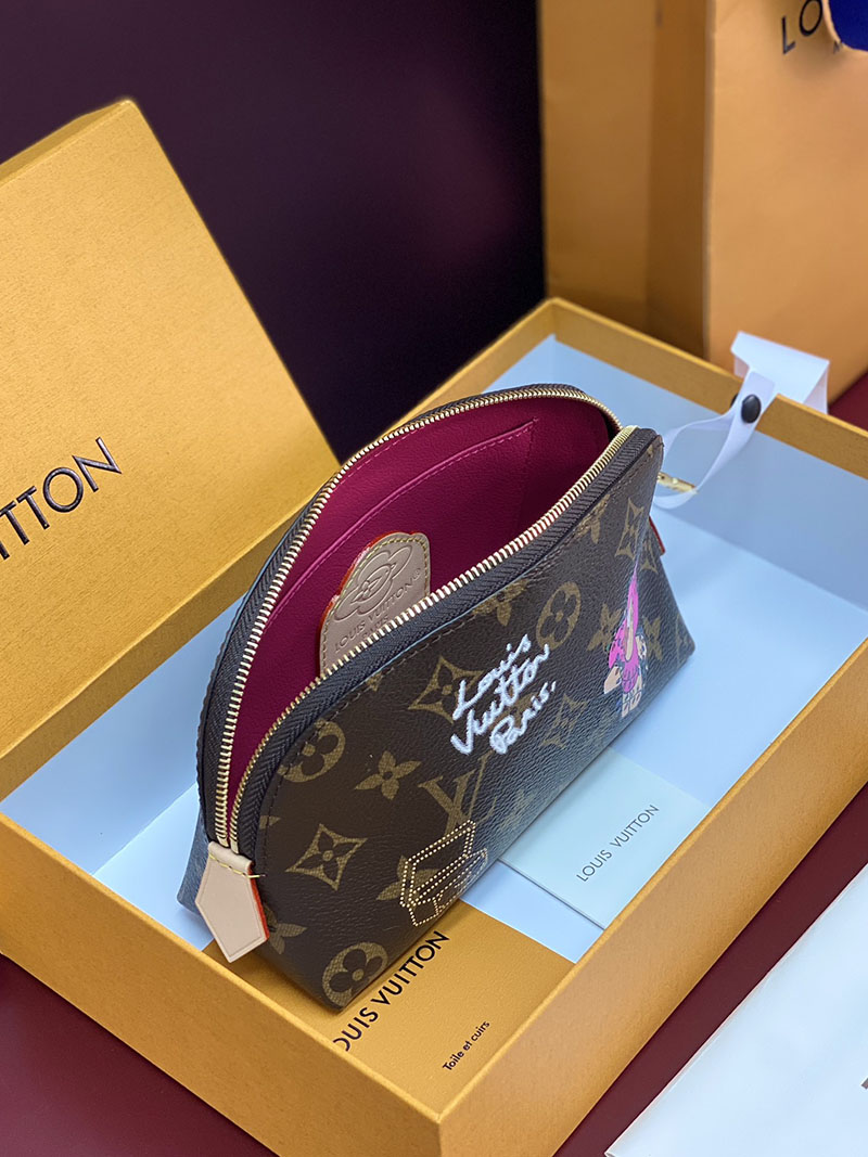 最高級ルイヴィトンスーパーコピー Louis Vuitton ポシェット・コスメティック PM フューシャ M15359 ルイヴィトン 化粧ポーチ - 画像 (10)