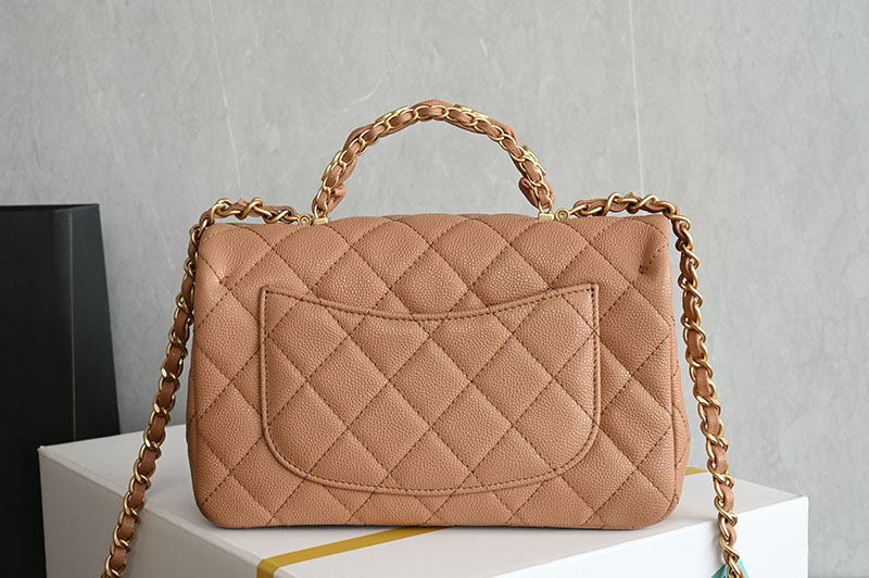 シャネル 新作バッグ 2026 CHANEL マトラッセ CCマーク ココマーク ミニバッグ モカベージュ AS5701 B21431 NZG77 シャネル バッグ マトラッセ - 画像 (9)