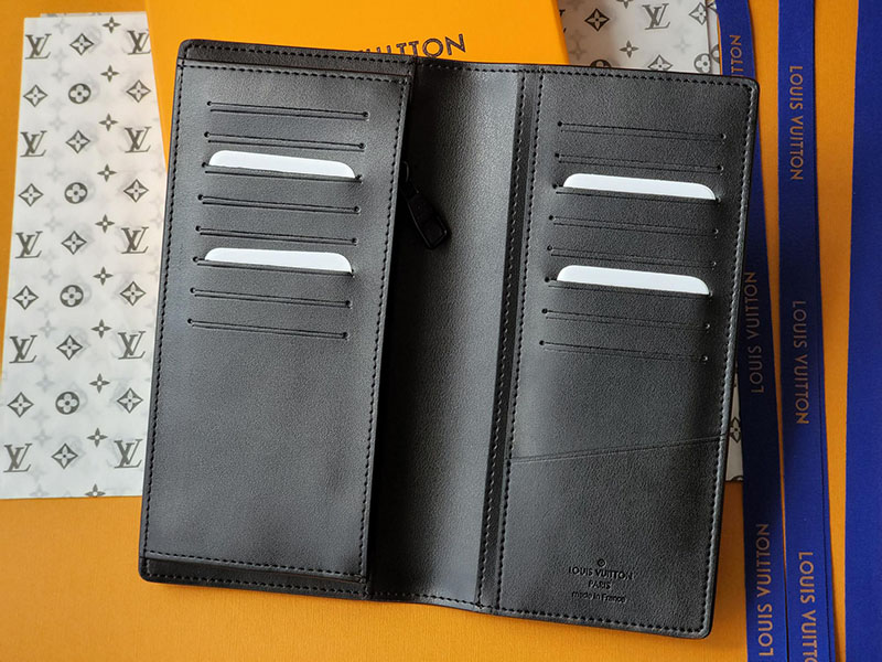 ルイヴィトン 財布 新作 Louis Vuitton ポルトフォイユ・ブラザ NM ブラック M83126 ルイ ヴィトン 財布 メンズ 黒 - 画像 (6)