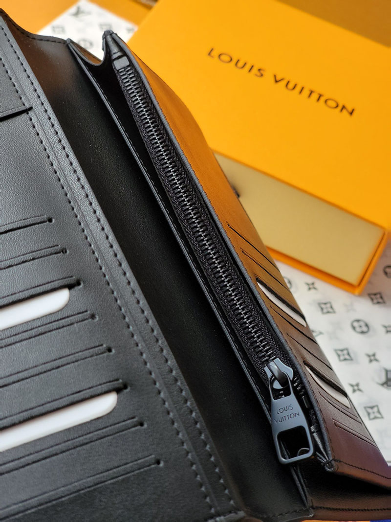 ルイヴィトン 財布 新作 Louis Vuitton ポルトフォイユ・ブラザ NM ブラック M83126 ルイ ヴィトン 財布 メンズ 黒 - 画像 (3)