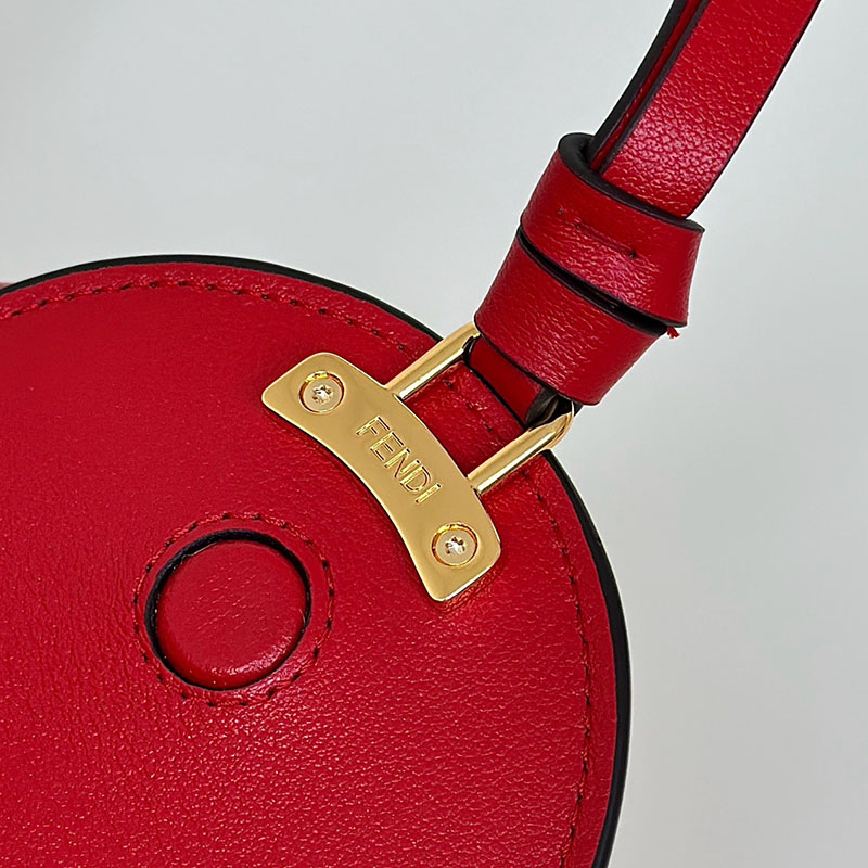 フェンディ 人気バッグ FENDI スパイ ミニ ミニバッグ レッド 8BS110AYCTF0V3L フェンディ バッグ アウトレット - 画像 (4)