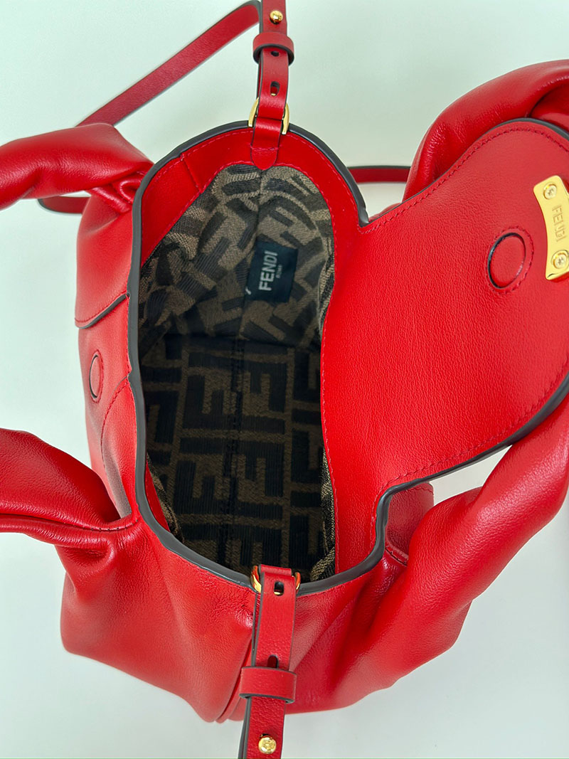 フェンディ 人気バッグ FENDI スパイ ミニ ミニバッグ レッド 8BS110AYCTF0V3L フェンディ バッグ アウトレット - 画像 (2)