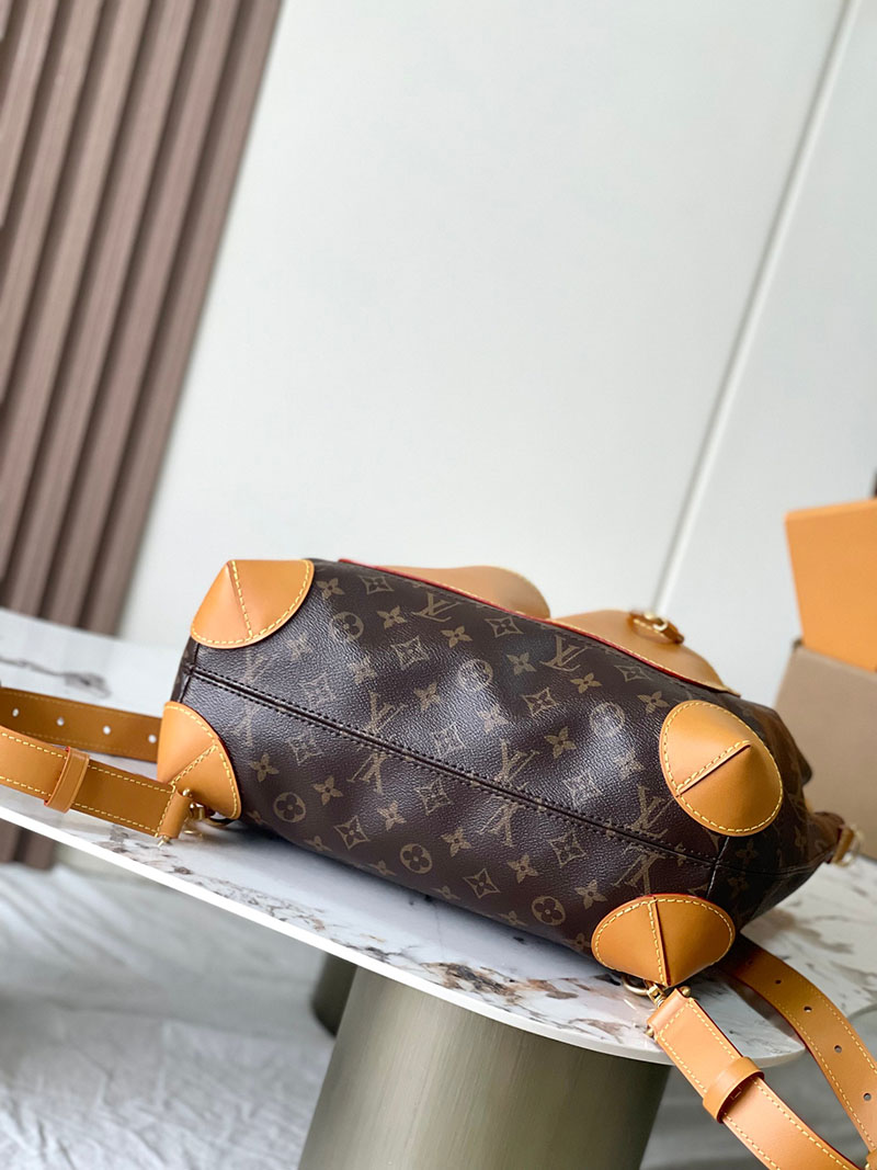 ルイヴィトン バッグ 新作 Louis Vuitton スティーマー 30 ブラウン M25989 ルイヴィトン リュック コーデ - 画像 (8)