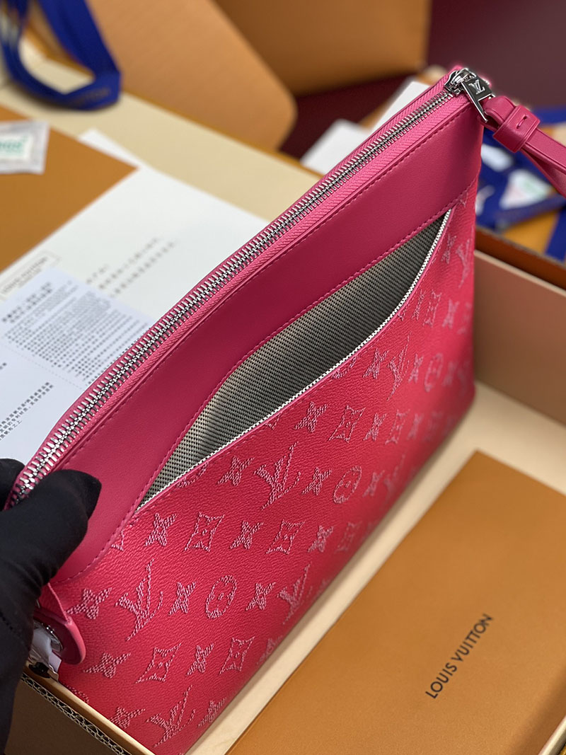 ルイヴィトン バッグ 新作 Louis Vuitton ポシェット・ヴォワヤージュ ローズポンディシェリ M26827 ヴィトン クラッチバッグ メンズ - 画像 (6)