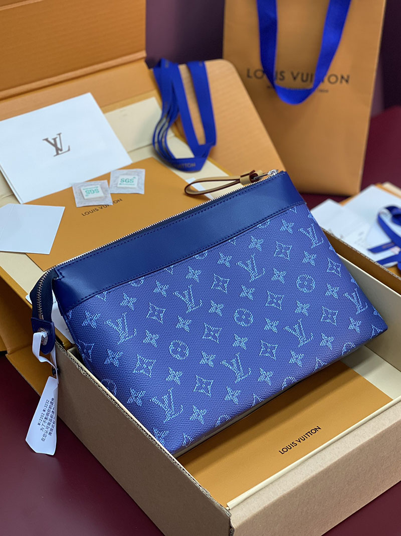 ルイヴィトン バッグ 新作 Louis Vuitton ポシェット・ヴォワヤージュ オーシャンカラー M26829 ヴィトン クラッチバッグ メンズ - 画像 (13)