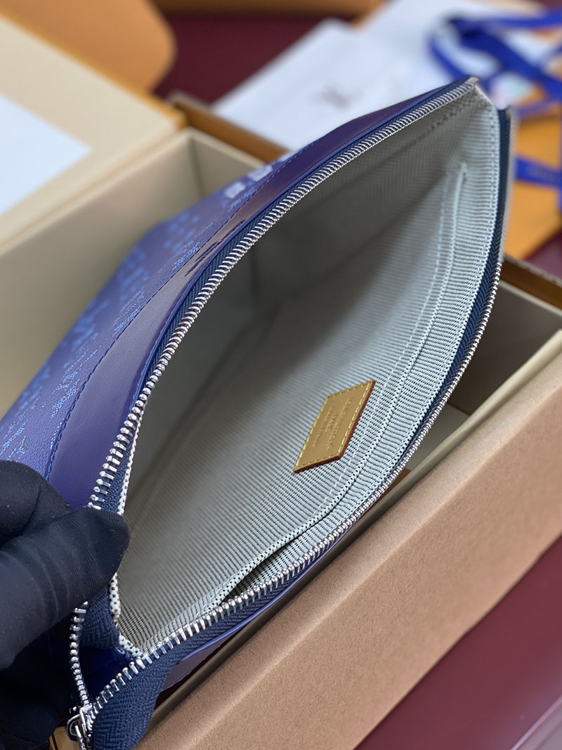 ルイヴィトン バッグ 新作 Louis Vuitton ポシェット・ヴォワヤージュ オーシャンカラー M26829 ヴィトン クラッチバッグ メンズ - 画像 (9)