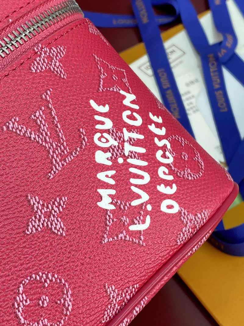 ルイヴィトン バッグ 新作 Louis Vuitton ニース・ミニ ローズ ポンディシェリピンク M44495 ルイヴィトン 化粧ポーチ - 画像 (2)