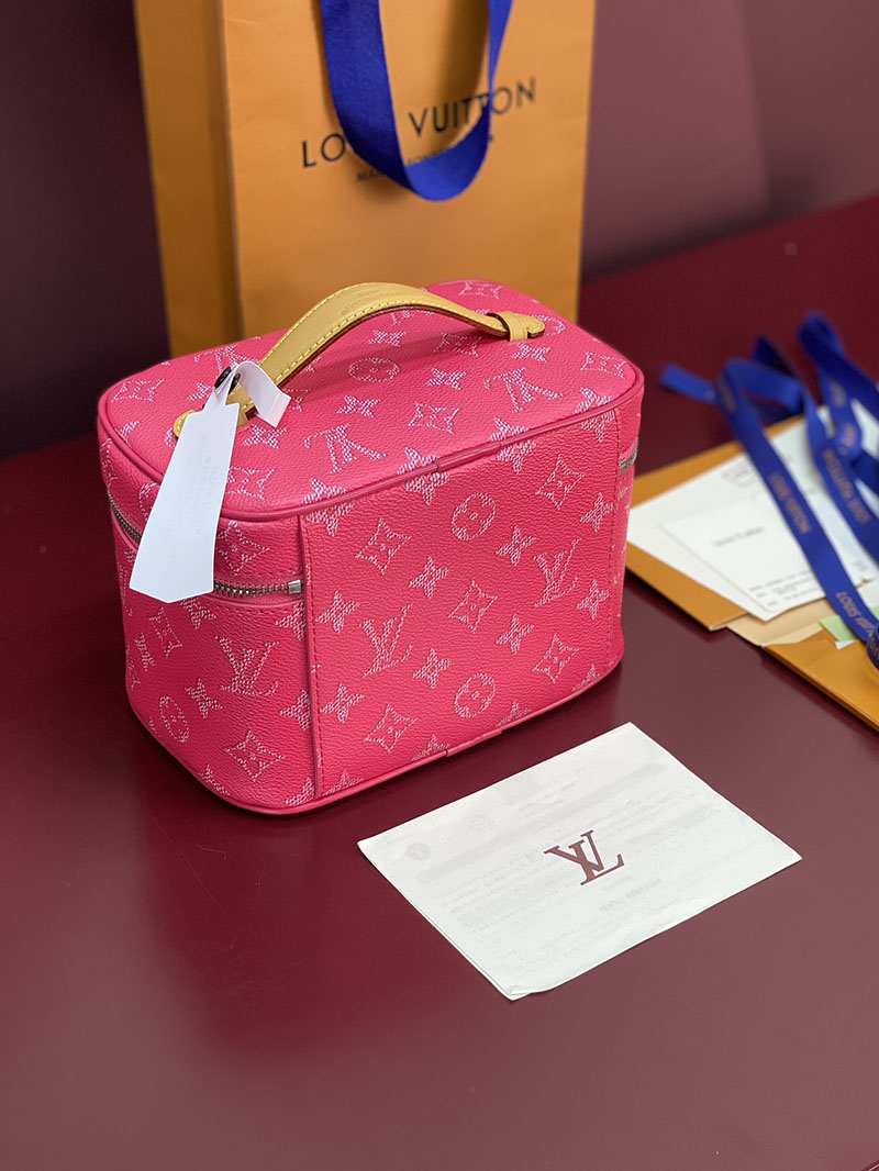ルイヴィトン バッグ 新作 Louis Vuitton ニース・ミニ ローズ ポンディシェリピンク M44495 ルイヴィトン 化粧ポーチ - 画像 (10)