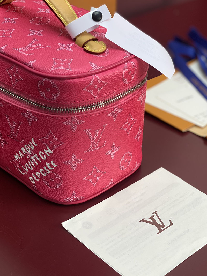 ルイヴィトン バッグ 新作 Louis Vuitton ニース・ミニ ローズ ポンディシェリピンク M44495 ルイヴィトン 化粧ポーチ - 画像 (8)