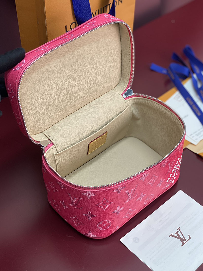 ルイヴィトン バッグ 新作 Louis Vuitton ニース・ミニ ローズ ポンディシェリピンク M44495 ルイヴィトン 化粧ポーチ - 画像 (7)