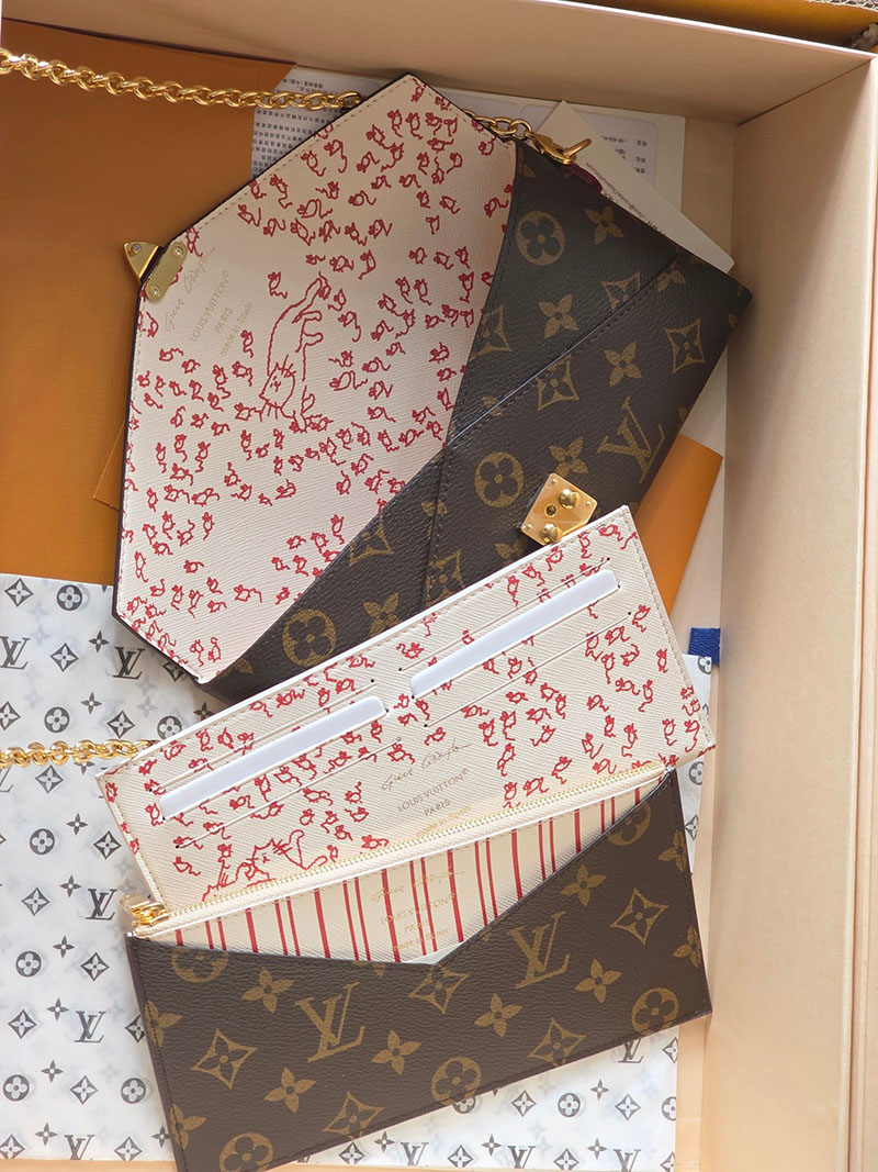 最高級ルイヴィトンスーパーコピー Louis Vuitton Kirigami Organizer On Chain M15150 ルイヴィトン バッグ 新作 - 画像 (12)