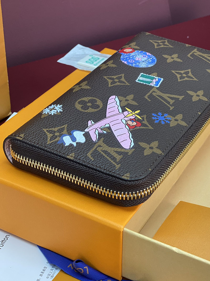 ルイヴィトン 財布 新作 Louis Vuitton ジッピー・ウォレット モノグラム・スノーウィパール M26256 ルイヴィトン ジッピーウォレット 新作 - 画像 (2)