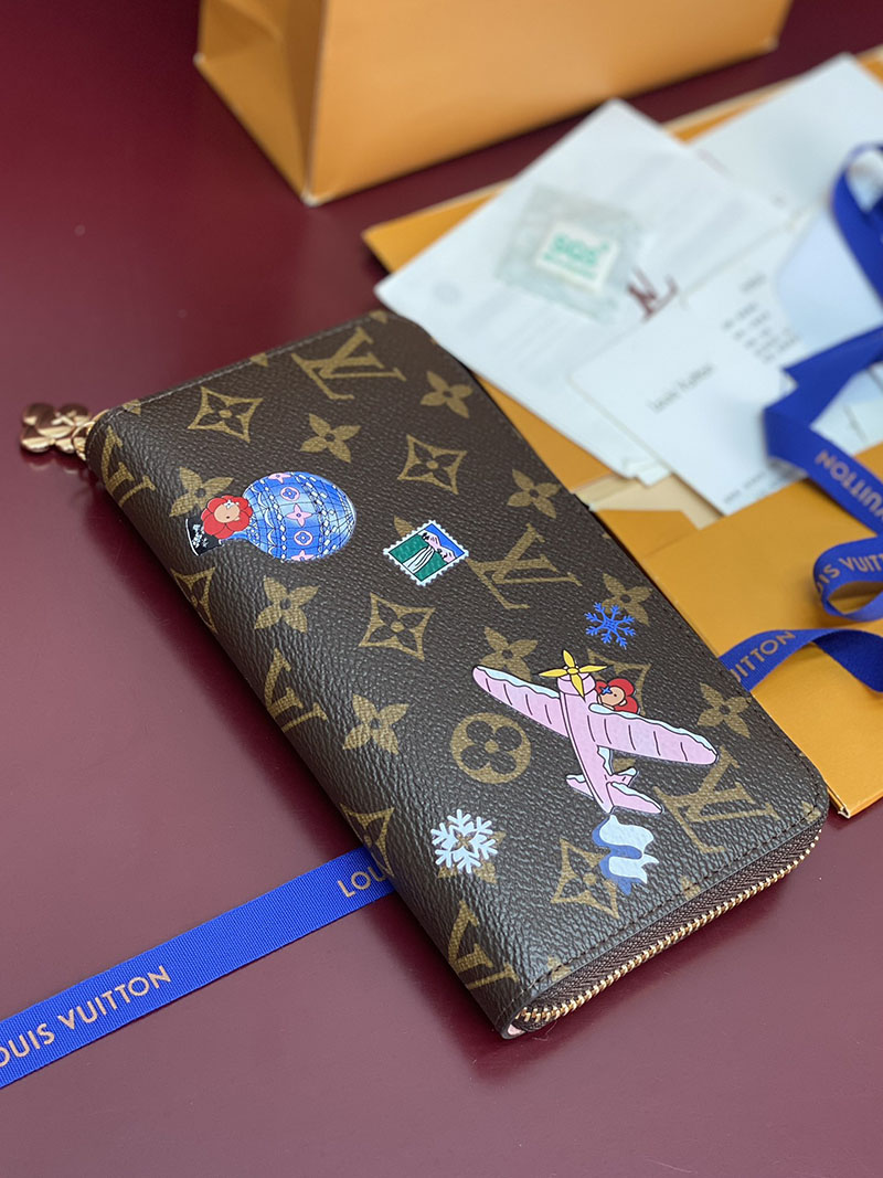 ルイヴィトン 財布 新作 Louis Vuitton ジッピー・ウォレット モノグラム・スノーウィパール M26256 ルイヴィトン ジッピーウォレット 新作 - 画像 (9)