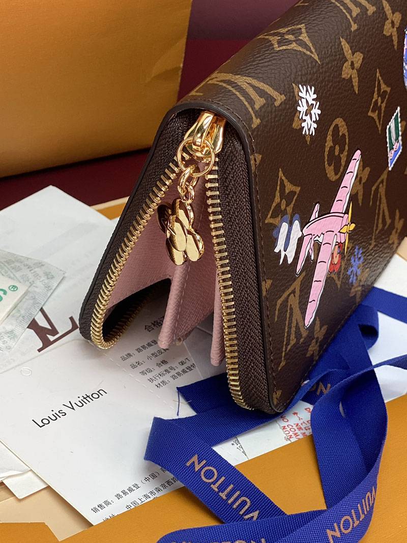 ルイヴィトン 財布 新作 Louis Vuitton ジッピー・ウォレット モノグラム・スノーウィパール M26256 ルイヴィトン ジッピーウォレット 新作 - 画像 (6)