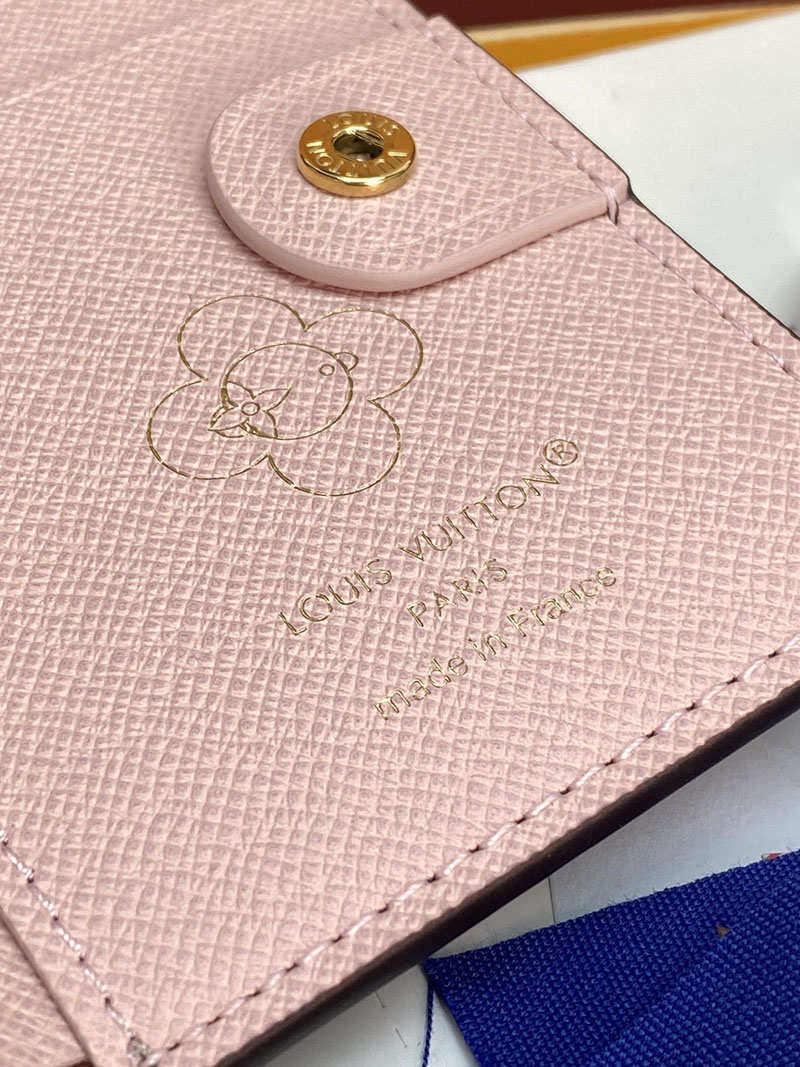 ルイヴィトン 財布 新作 Louis Vuitton ポルトフォイユ・リサ モノグラム・スノーウィパール M15334 ルイヴィトン 財布 ピンク - 画像 (5)