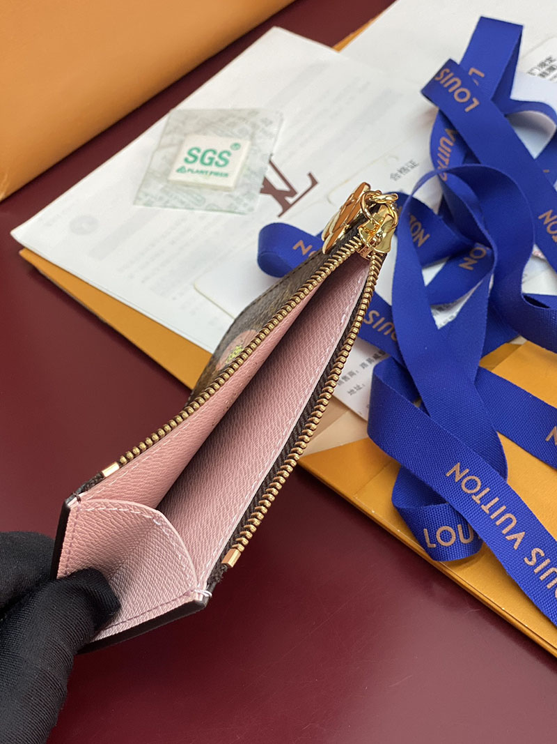 最高級ルイヴィトンスーパーコピー LV カードケース ポルト カルト・ロミー モノグラム・スノーウィパール M15333 ヴィトン カードケース 財布代わり - 画像 (5)