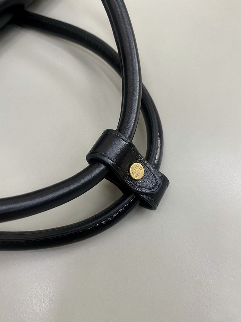 最高級MiuMiuスーパーコピー ミュウミュウ ソリテール シャイニーレザー バッグ 5BA302_US0_F0002_V_OWO ミュウミュウ ボストンバッグ - 画像 (4)