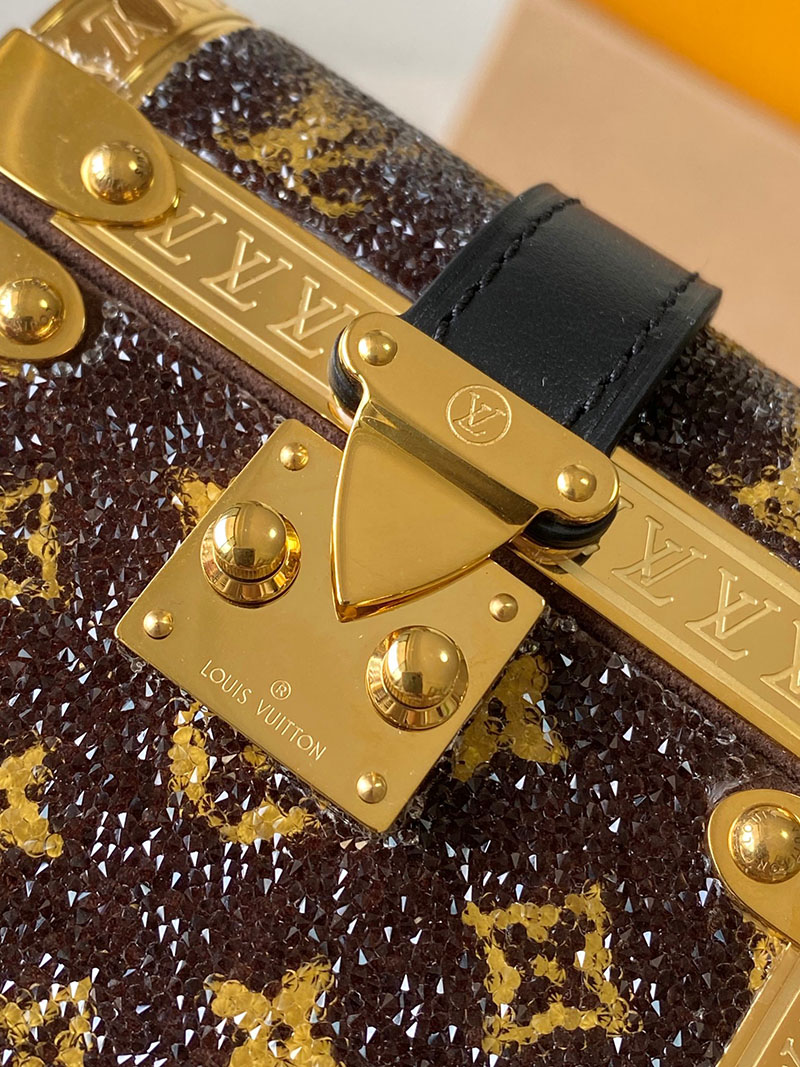 ルイヴィトン バッグ 新作 Louis Vuitton レア トレジャーボックス ブラウン M83089 ルイヴィトン ボックス バッグ - 画像 (8)