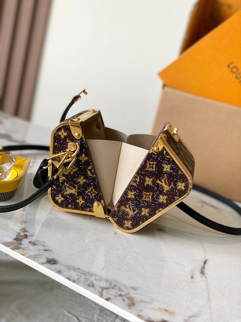 ルイヴィトン バッグ 新作 Louis Vuitton レア トレジャーボックス ブラウン M83089 ルイヴィトン ボックス バッグ - 画像 (4)