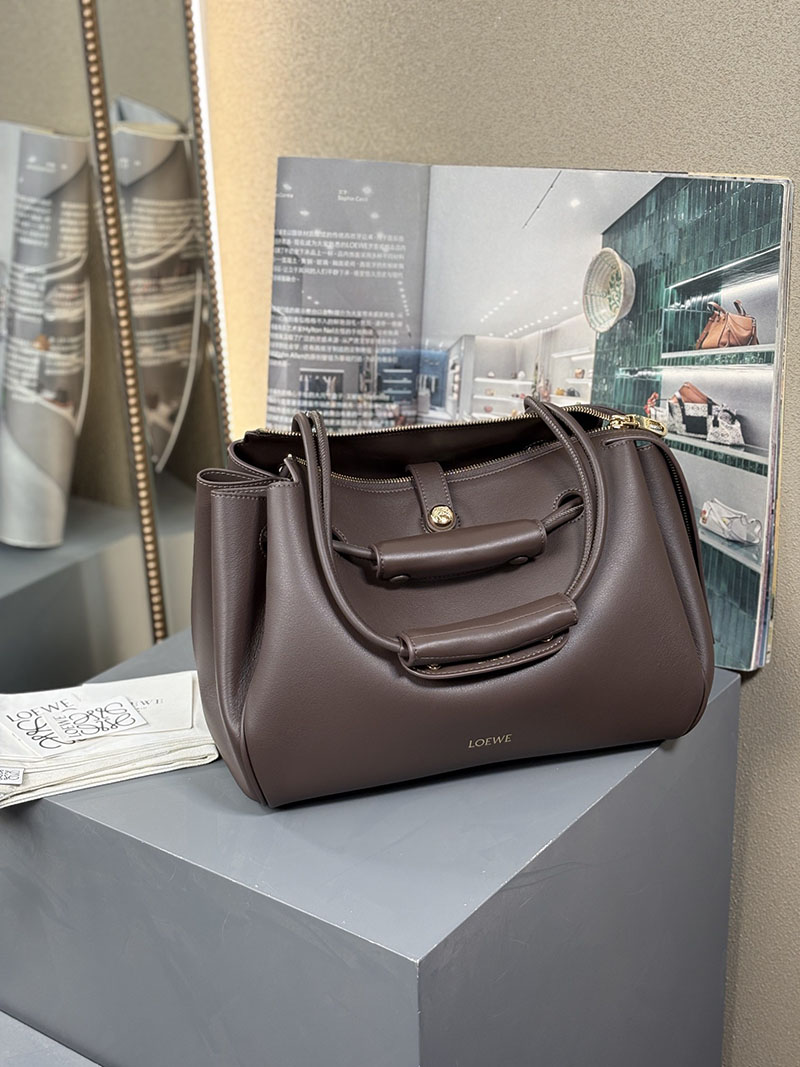 最高級ロエベスーパーコピー LOEWE マドリードバッグ(サプルカーフ) ダークブラウニー AANBAB1X01 レディース ロエベ バッグ - 画像 (9)