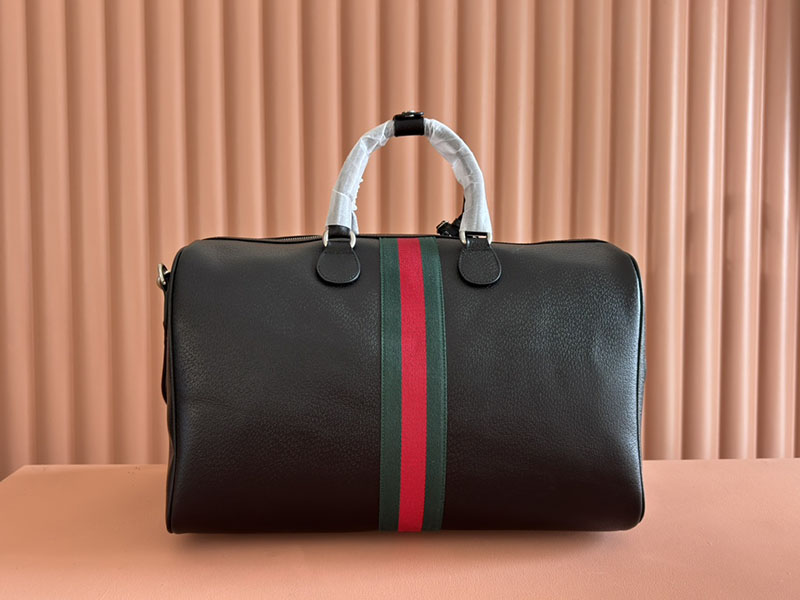 グッチ直営アウトレット店 GUCCI Savoy ミディアム ダッフルバッグ ブラック 834460 AAE1A 1042 グッチ 旅行 バッグ メンズ - 画像 (9)