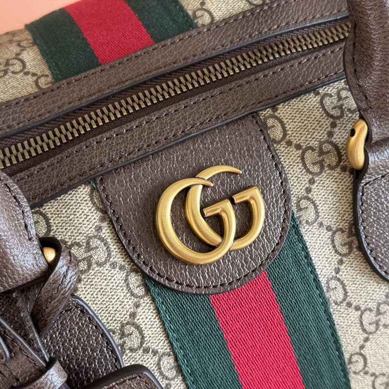 グッチ直営アウトレット店 GUCCI Savoy ミディアム ダッフルバッグ ベージュ 834460 FAEOI 9746 グッチ ボストンバッグ アウトレット - 画像 (6)