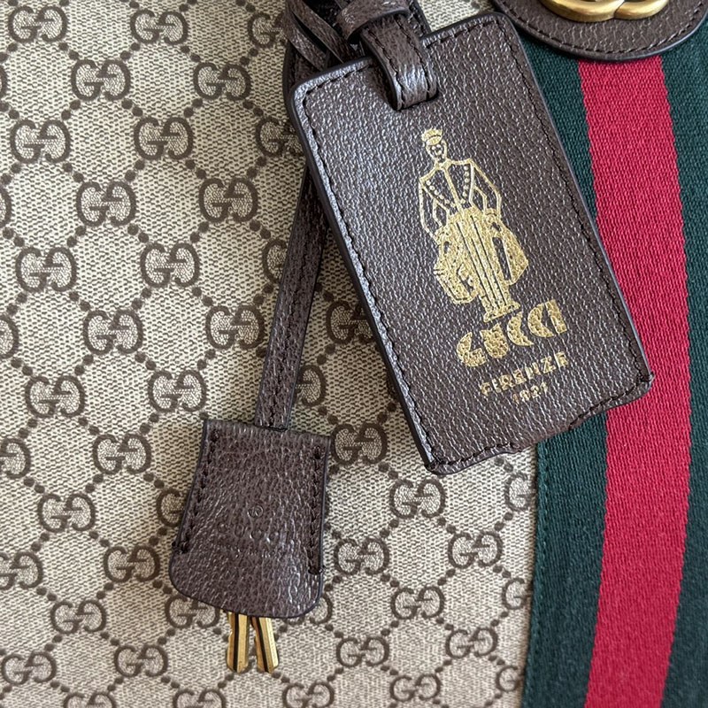 グッチ直営アウトレット店 GUCCI Savoy ミディアム ダッフルバッグ ベージュ 834460 FAEOI 9746 グッチ ボストンバッグ アウトレット - 画像 (5)