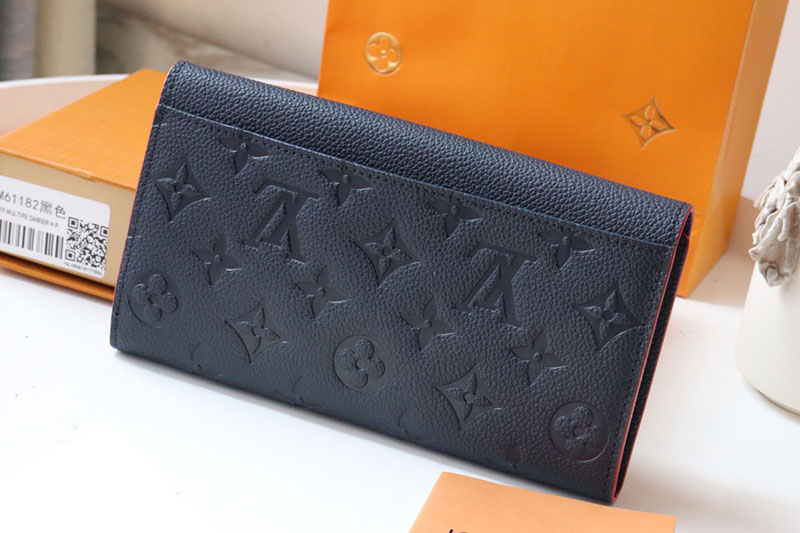 ルイヴィトン 財布 新作 Louis Vuitton アンプラント・ポルトフォイユ・サラ ネイビー M62125 ルイヴィトン 財布 ポルトフォイユ - 画像 (9)