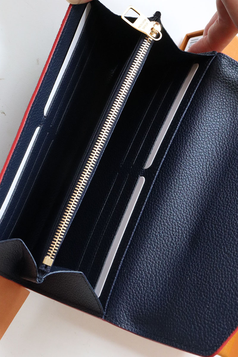 ルイヴィトン 財布 新作 Louis Vuitton アンプラント・ポルトフォイユ・サラ ネイビー M62125 ルイヴィトン 財布 ポルトフォイユ - 画像 (4)