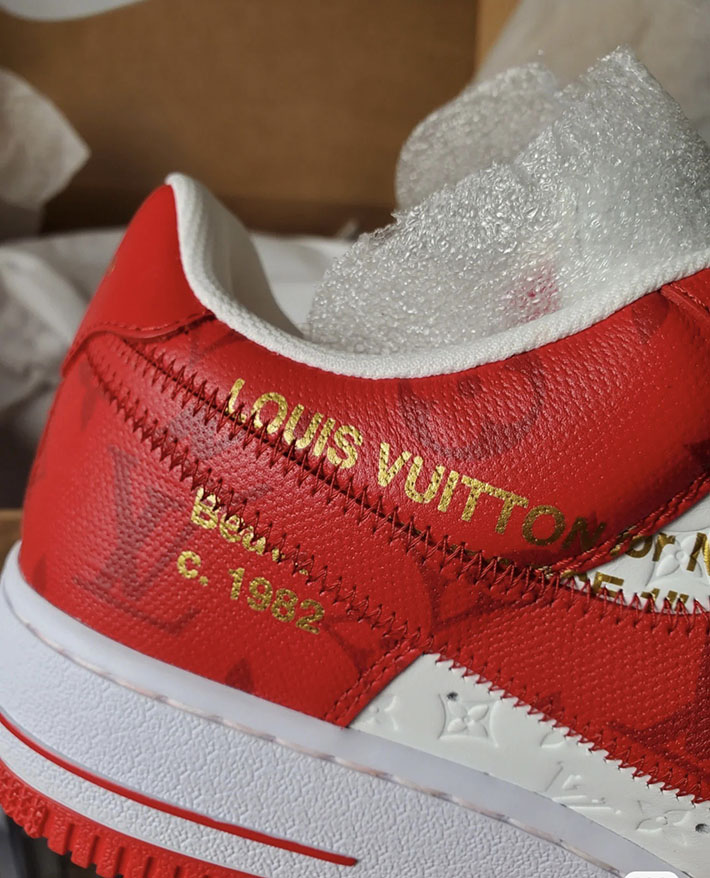 最高級ルイヴィトンスーパーコピー LV NIKE AIR FORCE 1 LOW ナイキ エアフォース スニーカー 2526855 ルイヴィトン ナイキ 2025 - 画像 (4)