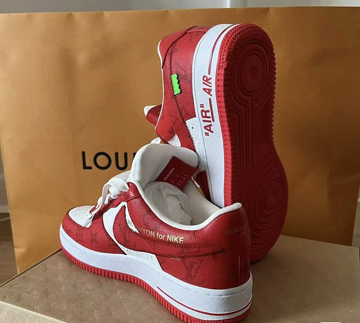 最高級ルイヴィトンスーパーコピー LV NIKE AIR FORCE 1 LOW ナイキ エアフォース スニーカー 2526855 ルイヴィトン ナイキ 2025 - 画像 (2)