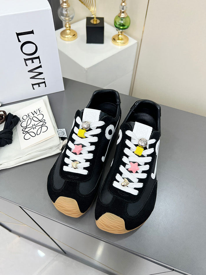 最高級ロエベスーパーコピー LOEWE バレエランナー 2.0(ナイロン&カーフ) LLBR282X01-1102 ロエベ スニーカー アウトレット - 画像 (8)