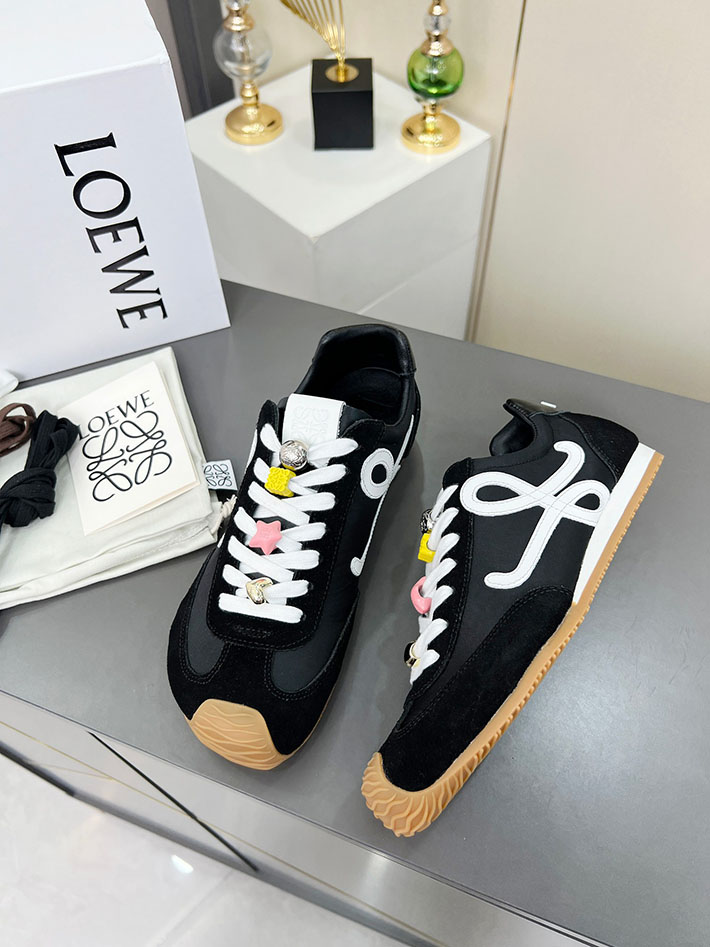 最高級ロエベスーパーコピー LOEWE バレエランナー 2.0(ナイロン&カーフ) LLBR282X01-1102 ロエベ スニーカー アウトレット - 画像 (7)