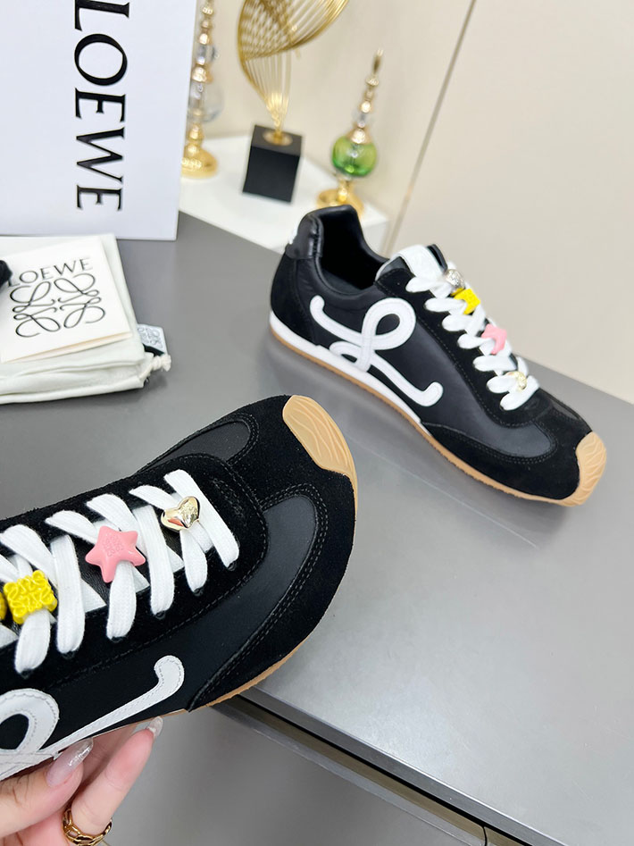 最高級ロエベスーパーコピー LOEWE バレエランナー 2.0(ナイロン&カーフ) LLBR282X01-1102 ロエベ スニーカー アウトレット - 画像 (4)