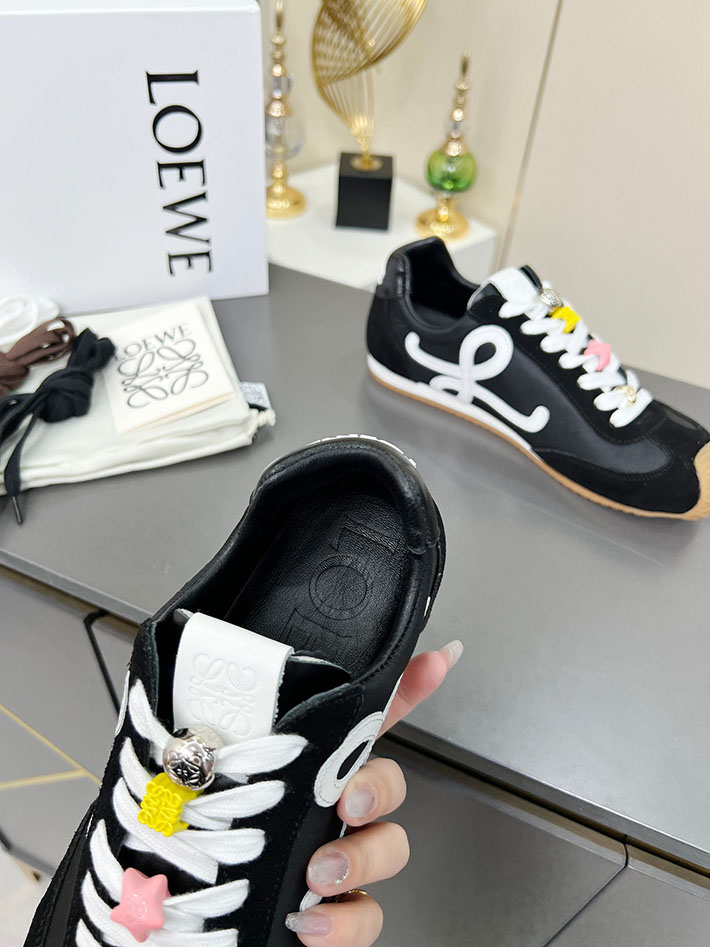 最高級ロエベスーパーコピー LOEWE バレエランナー 2.0(ナイロン&カーフ) LLBR282X01-1102 ロエベ スニーカー アウトレット - 画像 (3)