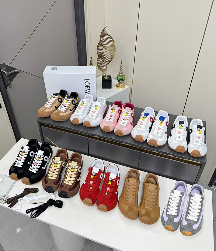 最高級ロエベスーパーコピー LOEWE バレエランナー 2.0(ナイロン&カーフ) LLBR282X01-1102 ロエベ スニーカー アウトレット - 画像 (2)