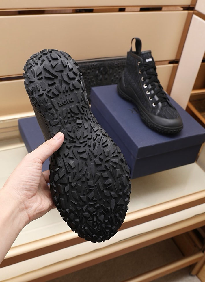メンズ 最高級ディオールスーパーコピー Dior B28オブリークハイカットスニーカー 2628046 カジュアルブーツ メンズ ブランド - 画像 (6)