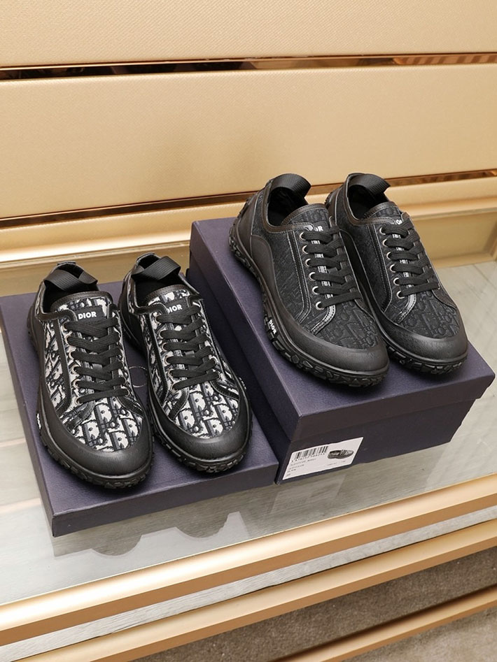 メンズ 最高級ディオールスーパーコピー DIOR B28 ロートップ スニーカー シューズ ローカット 2628048 ディオール スニーカー 黒 - 画像 (3)