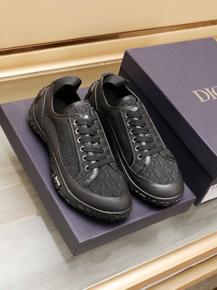 メンズ 最高級ディオールスーパーコピー DIOR B28 ロートップ スニーカー シューズ ローカット 2628048 ディオール スニーカー 黒 - 画像 (2)