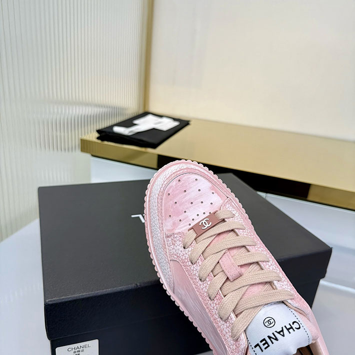 レディース 最高級シャネルスーパーコピー CHANEL スニーカー レースアップ ローカット ココマーク レザー 2628157 おしゃれな 人 スニーカー レディース - 画像 (9)