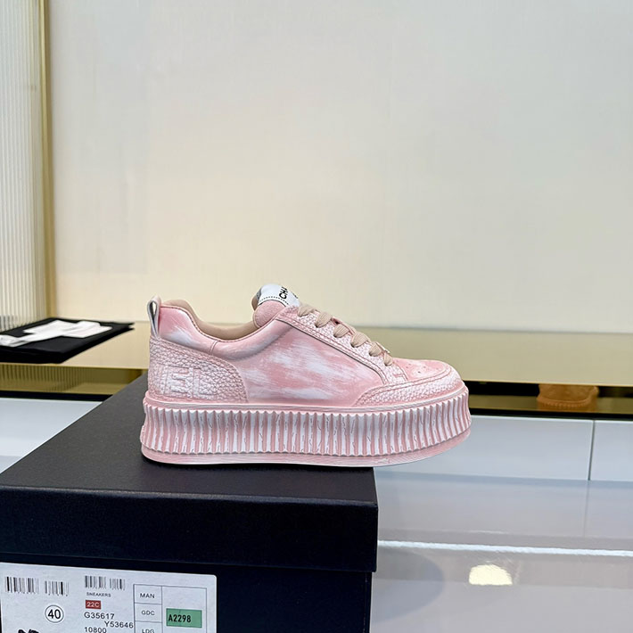 レディース 最高級シャネルスーパーコピー CHANEL スニーカー レースアップ ローカット ココマーク レザー 2628157 おしゃれな 人 スニーカー レディース - 画像 (5)