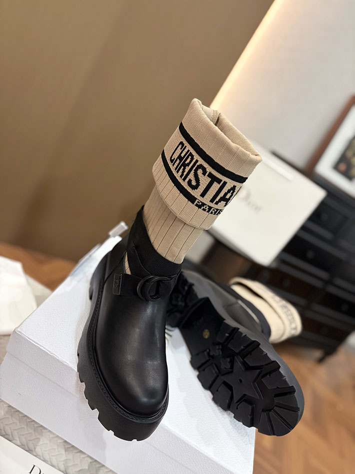 最高級ディオールスーパーコピー Dior Stivaletto D-Major ショートブーツ 2628169 ディオール ブーツ レディース - 画像 (4)