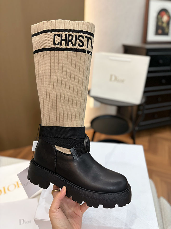 最高級ディオールスーパーコピー Dior Stivaletto D-Major ショートブーツ 2628170 ディオール ムートン ブーツ - 画像 (8)