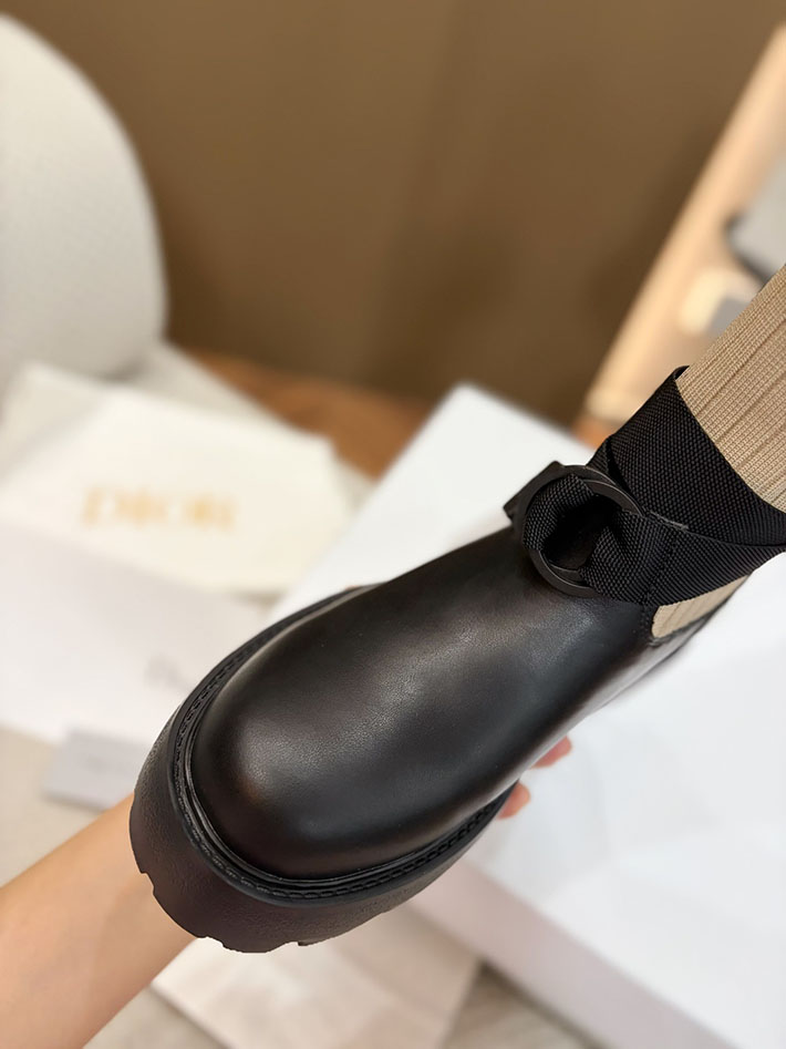 最高級ディオールスーパーコピー Dior Stivaletto D-Major ショートブーツ 2628170 ディオール ムートン ブーツ - 画像 (5)