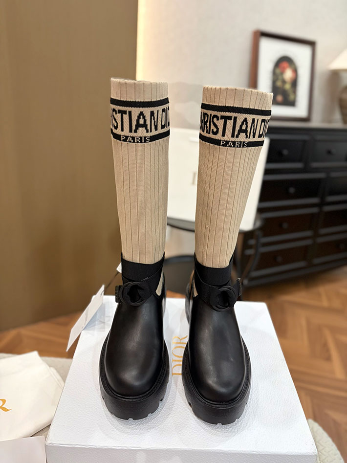 最高級ディオールスーパーコピー Dior Stivaletto D-Major ショートブーツ 2628170 ディオール ムートン ブーツ - 画像 (2)